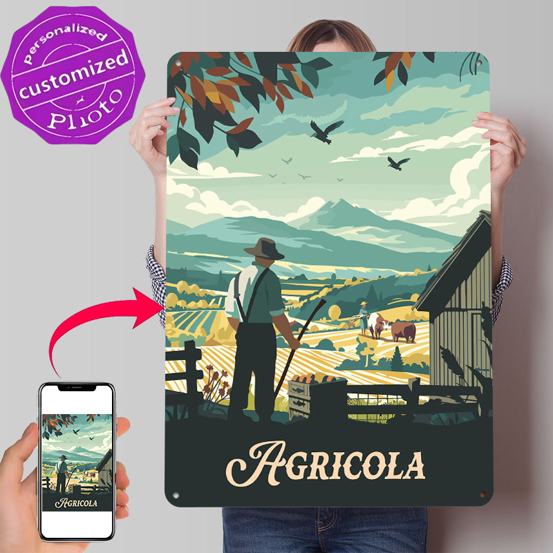 Board Game Inspiration - لوحة معدنية مخصصة بتصميم مستوحى من