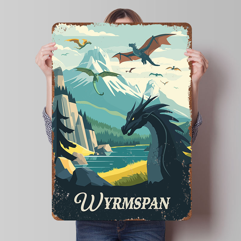 Board Game Inspiration - لوحة معدنية عتيقة مستوحاة من لعبة