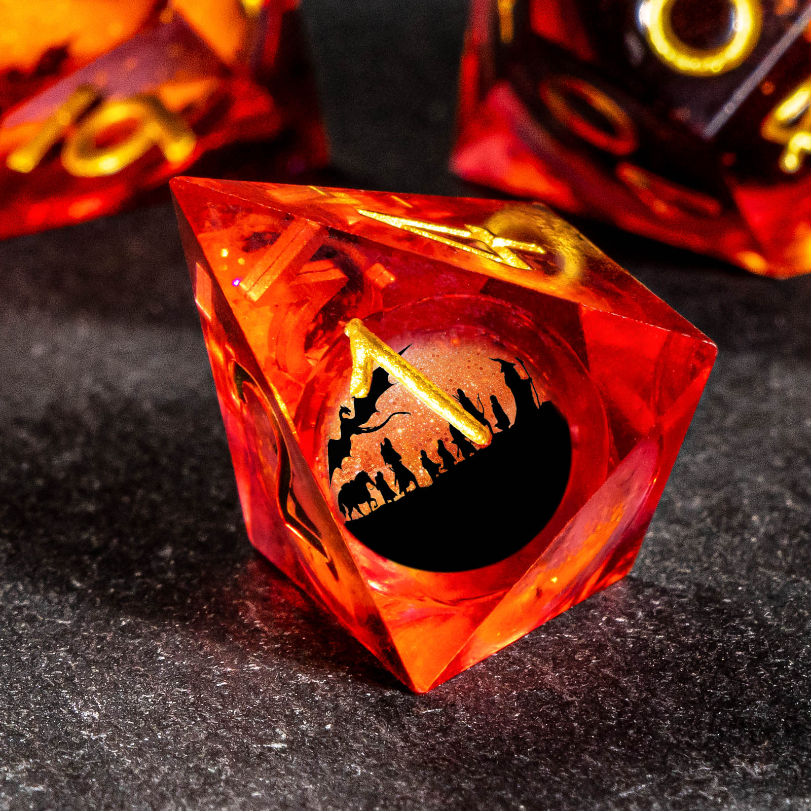 مجموعة نرد سائلة متعددة الأوجه - مراجعة Board Game Dungeons And Dragons وسعره