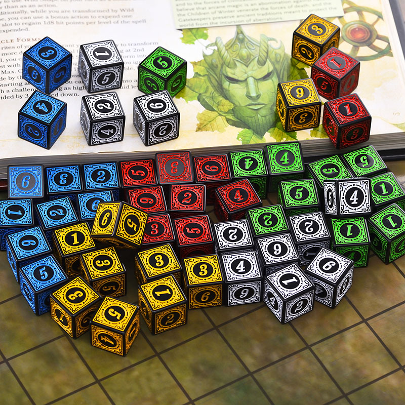 10 قطعة/المجموعة مجموعة نرد أك - مراجعة Board Game Dungeons And Dragons وسعره