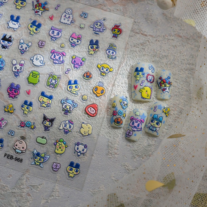 ملصقات أظافر إلكترونية جديدة ث - مراجعة Bandai Model Tamagotchi وسعره