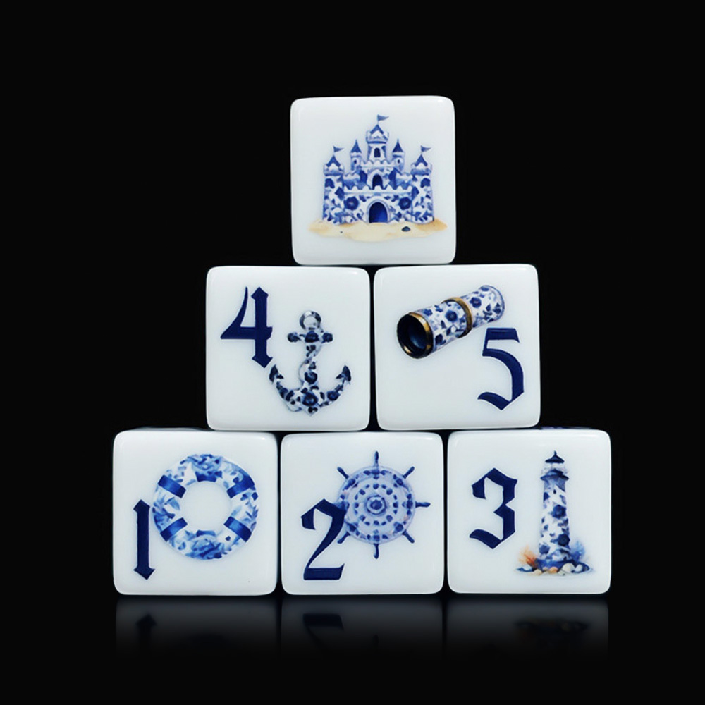 12 قطعة من النرد الأكريليك الأ - مراجعة Board Game Electronic Table وسعره